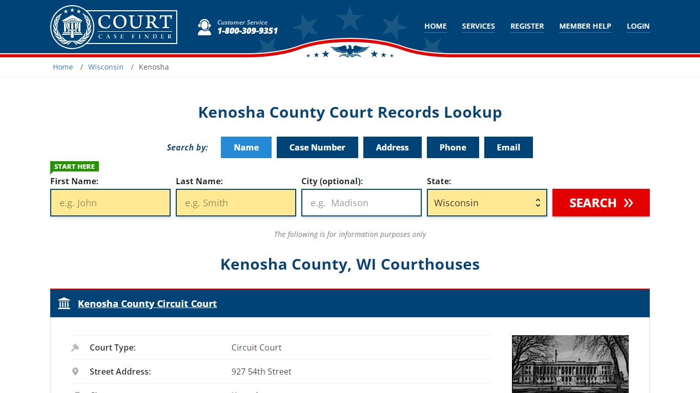 Kenosha County Court Records | WI Case Lookup